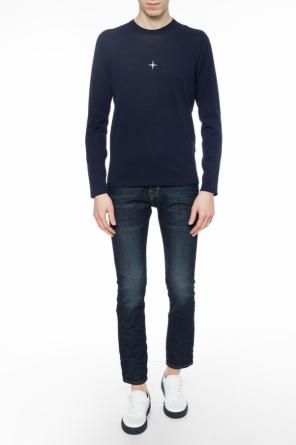Logo-embroidered sweater, zdjęcie 2 Logo-embroidered sweater od Stone Island